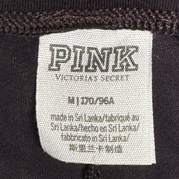 PINK Victoria’s Secret Ombré Leggings Womens Medium‎ Purple Pink Logo Activewear - Picture 9 of 10